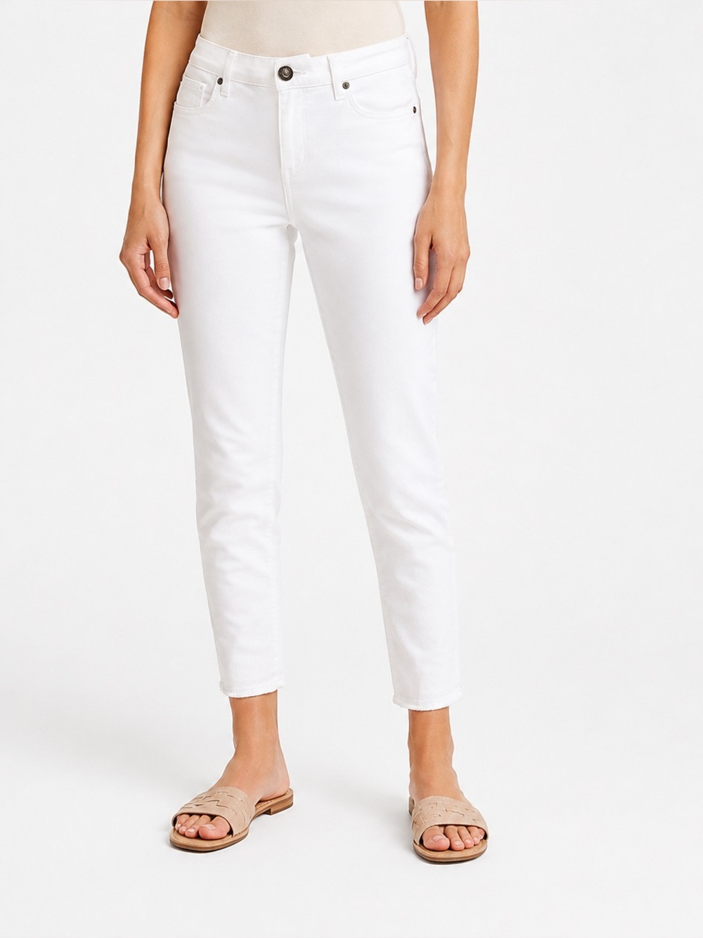 Buffalo David Bitton Daily White Mid Rise Skinny Ankle Jeans Women’s 8/29